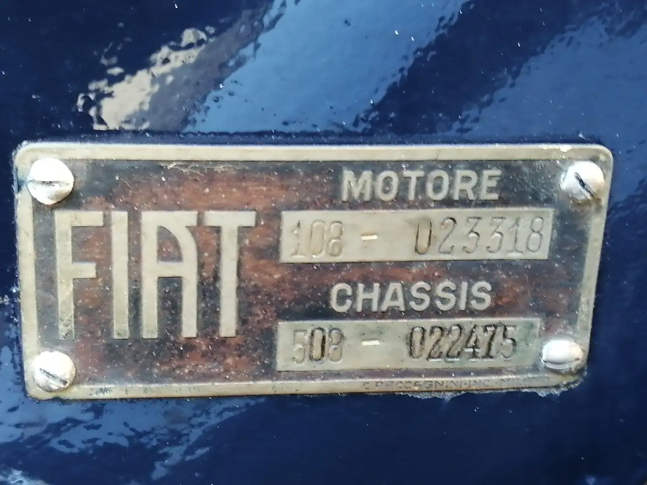 Fiat balilla 3 marce 4 sportelli, foto 6
