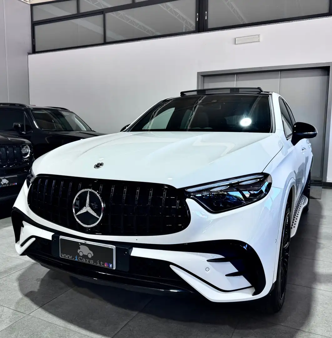 Mercedes-Benz GLC 300 de Coupe Phev 4Matic Premium Plus AMG Line Bianco - 2