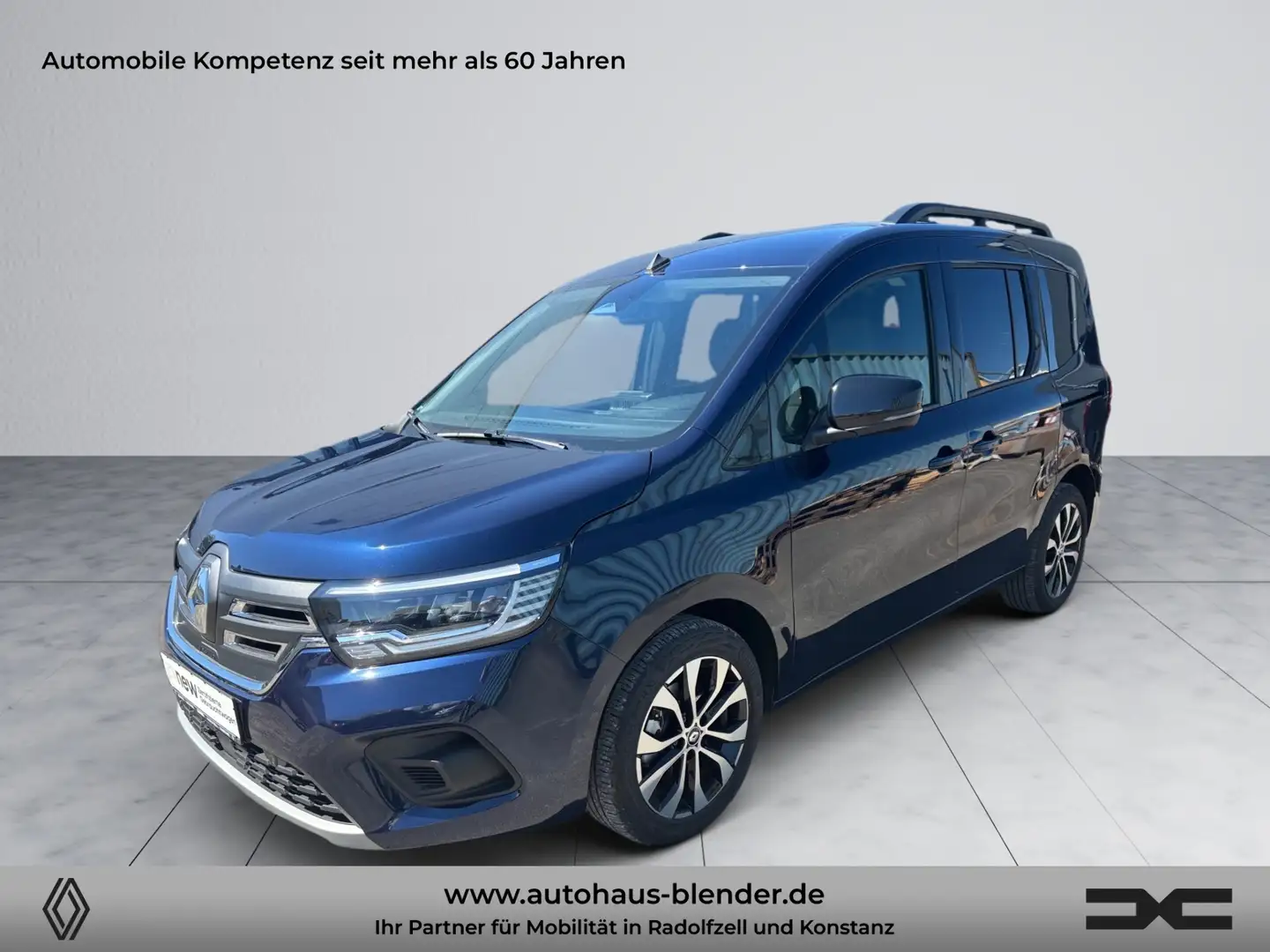 Renault Kangoo E-TECH 100% elektr. Techno AC22 Blauw - 1