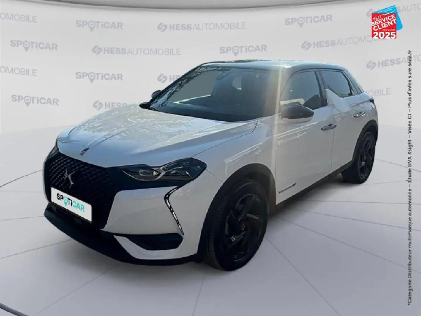 DS Automobiles DS 3 Crossback PureTech 130ch Grand Chic Automatique 109g Blanc - 1