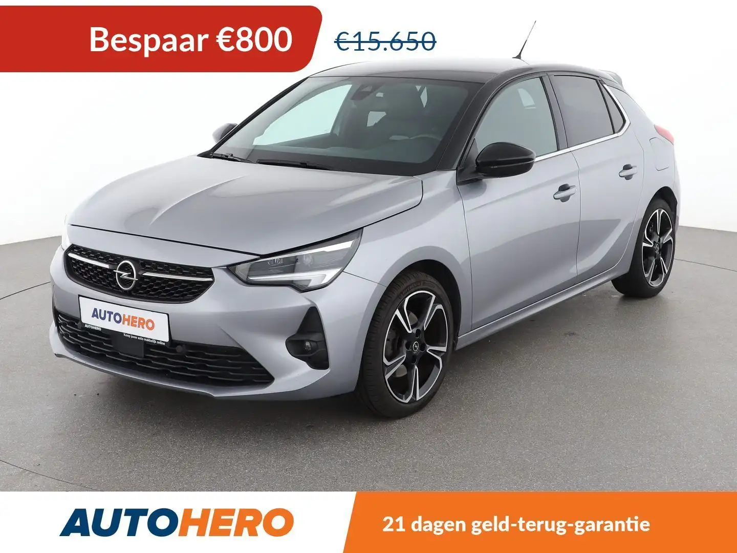 Opel Corsa 1.2 Turbo Ultimate Grijs - 1