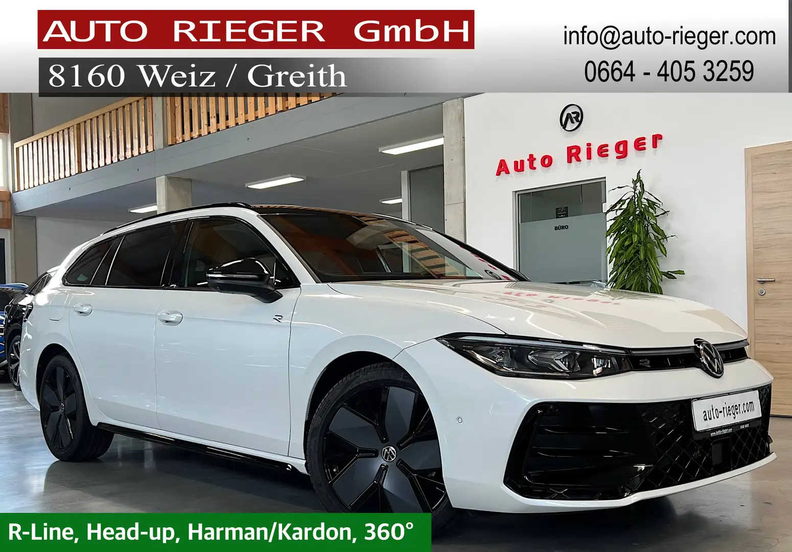 Volkswagen Passat Variant 2.0TDI 4Motion R-Line Black-Line Sitzbelüftung Weiß - 1