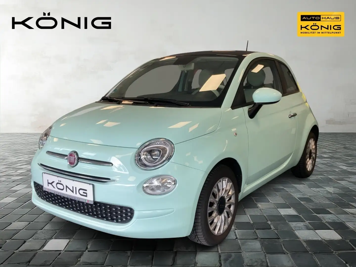 Fiat 500 1.2 LOUNGE 69PS Automatik Schiebedach Vert - 1
