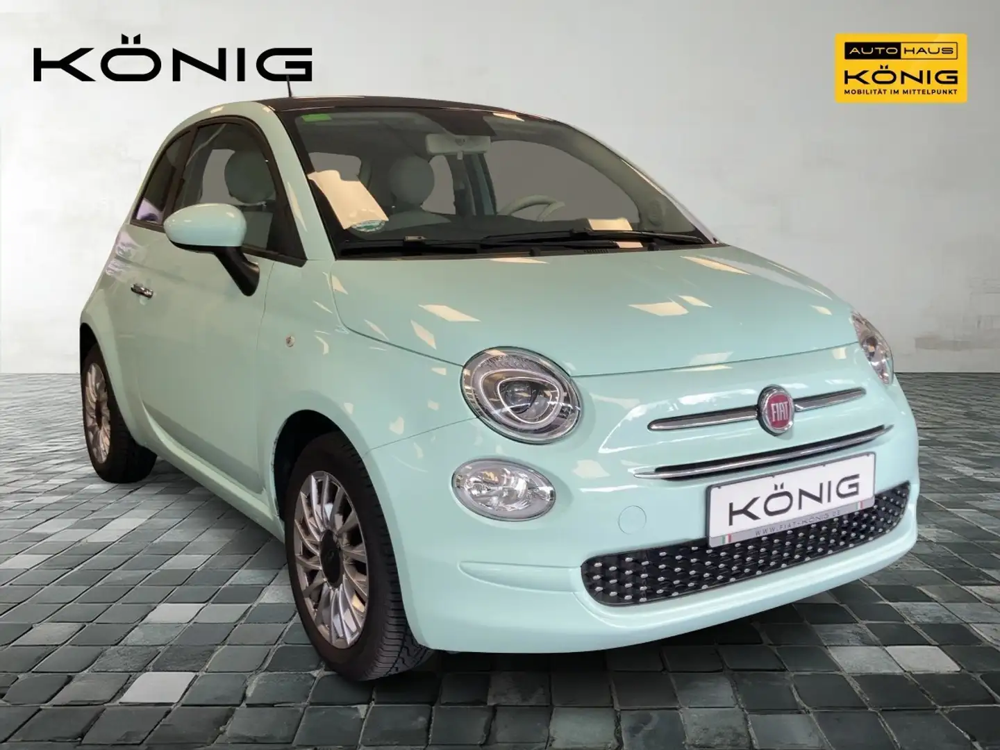 Fiat 500 1.2 LOUNGE 69PS Automatik Schiebedach Vert - 2