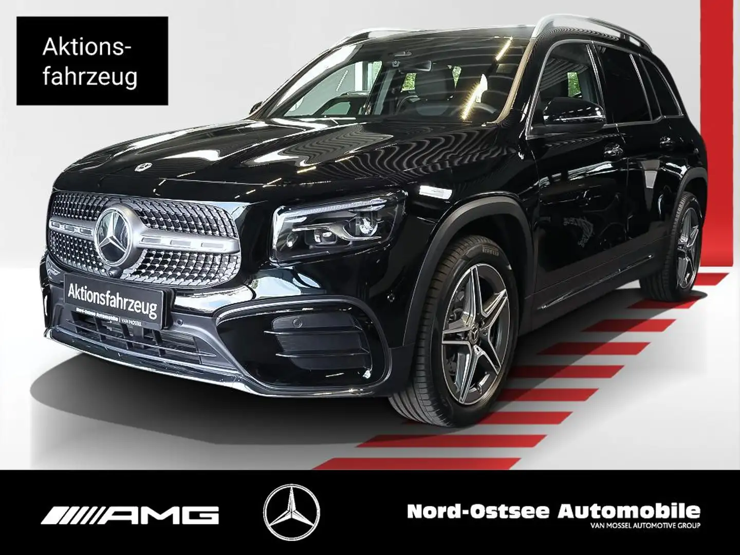 Mercedes-Benz GLB 200 d AMG DISTRONIC MULTIBEAM KEYLESS KAMERA Zwart - 1