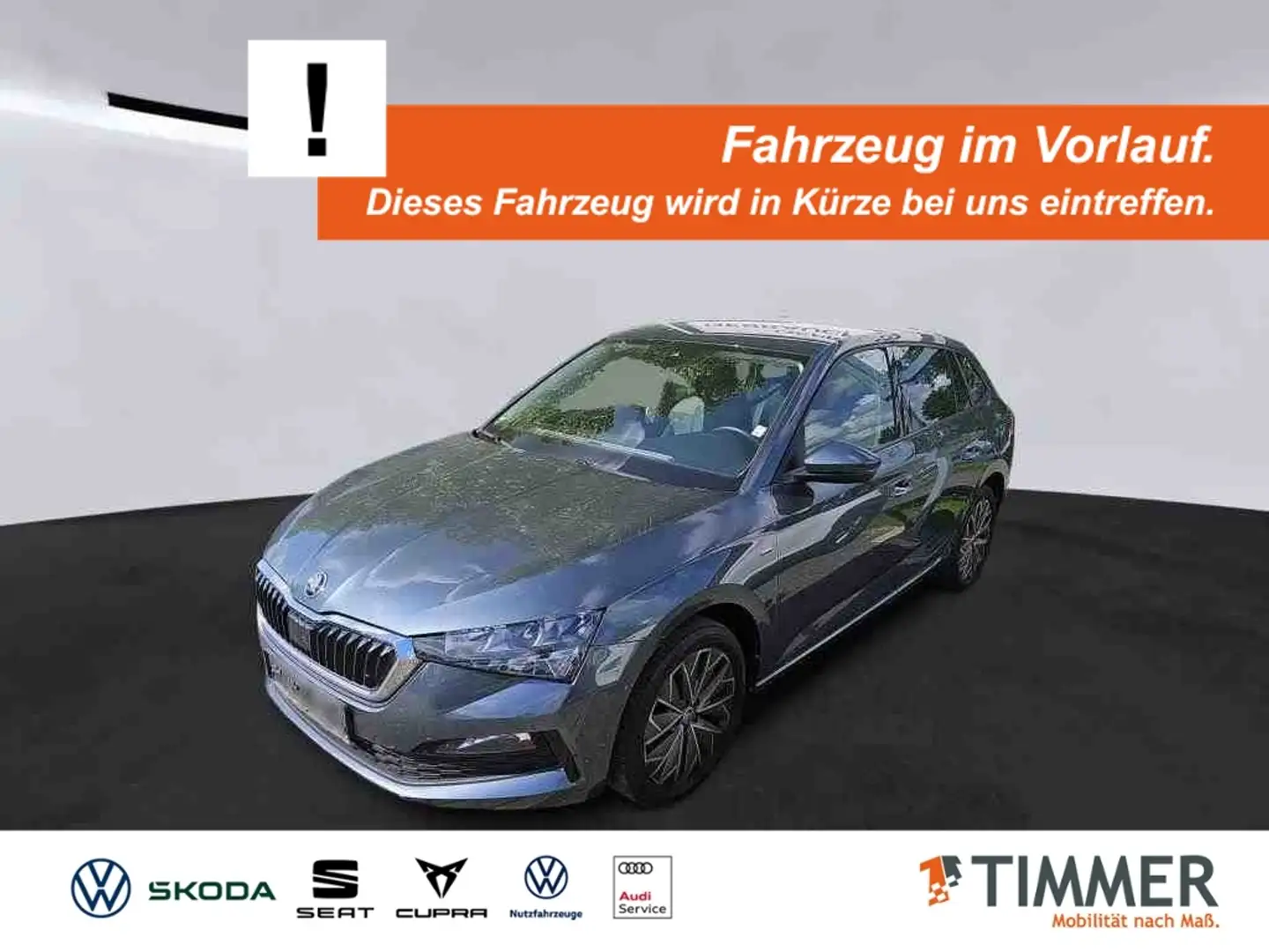 Skoda Scala 1.0 TSI CLEVER *AHK *LED *LM *GRA *SHZ * Grau - 1