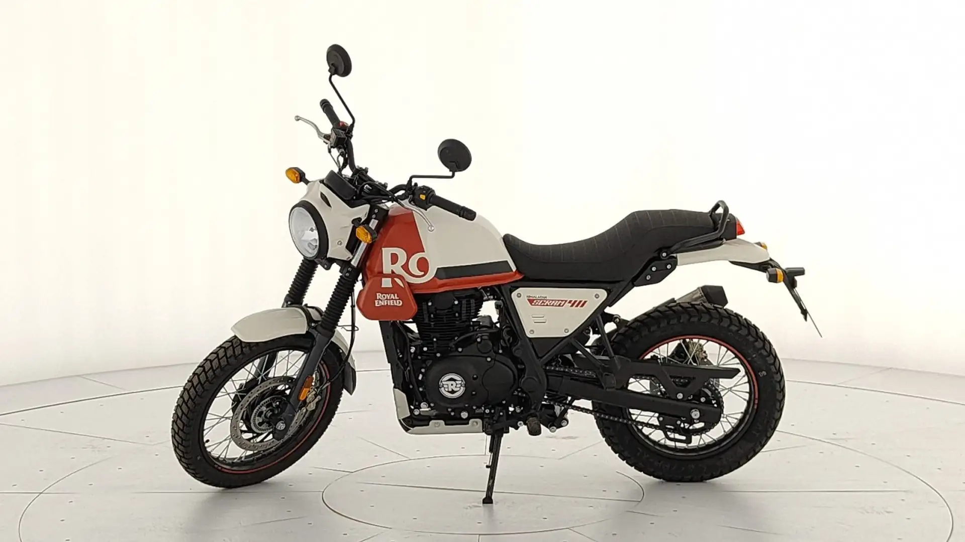 Royal Enfield SCRAM PREM. Bianco - 1