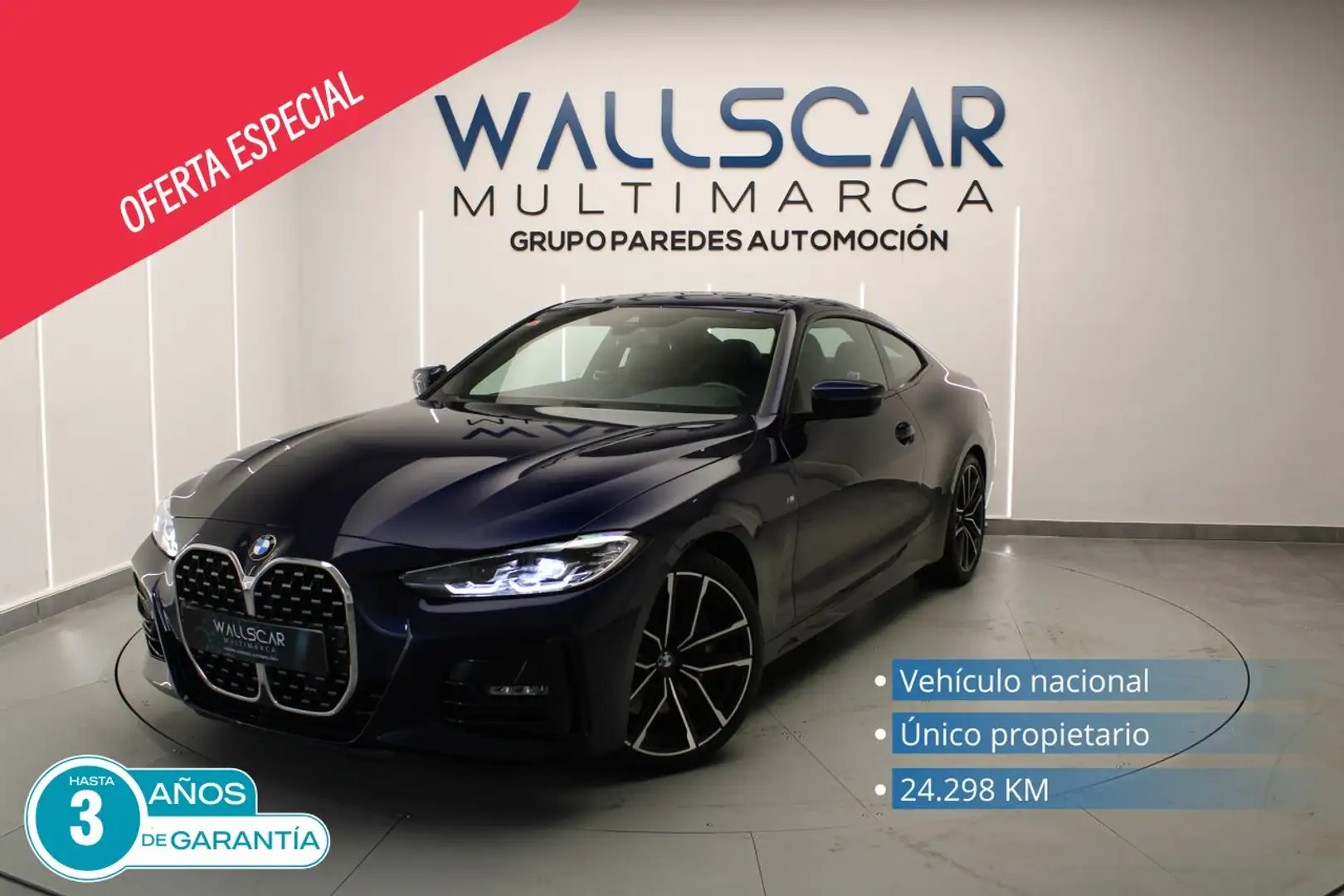 BMW 430 430i Bleu - 1