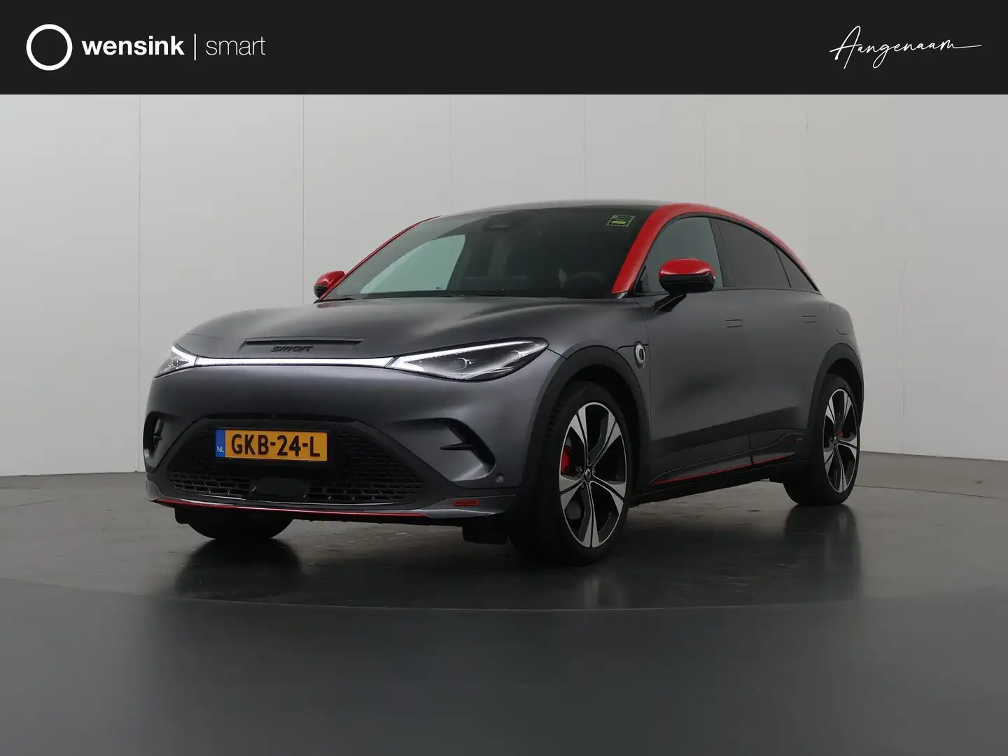 smart #3 BRABUS 66 kWh | Panoramadak | Keyless | CyberSpark siva - 1
