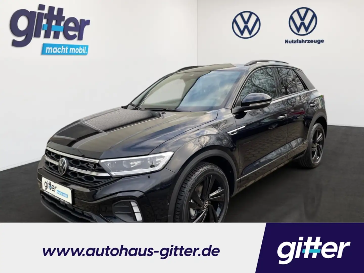 Volkswagen T-Roc R-Line 1.5 TSI EU6e Sportpaket Navi Digitales Cock Schwarz - 1