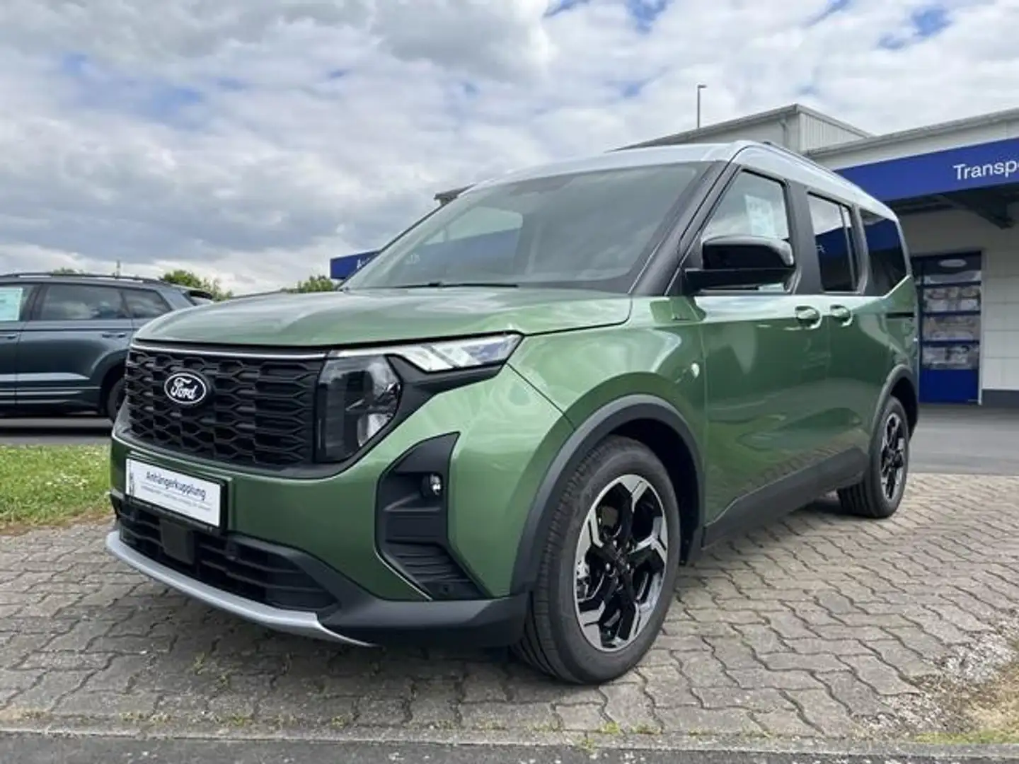 Ford Tourneo Courier Active AHK LED ACC KAMERA APP Grün - 1