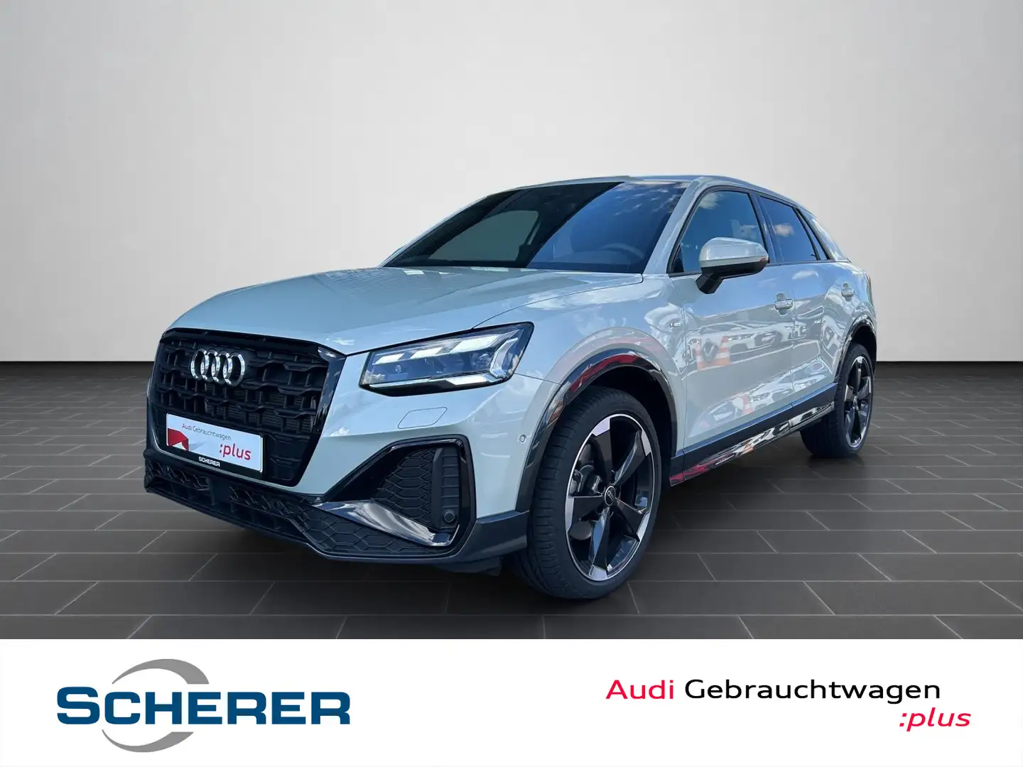 Audi Q2 35 TDI S line S tro. Matrix-LED/Standheiz./AH Silber - 1