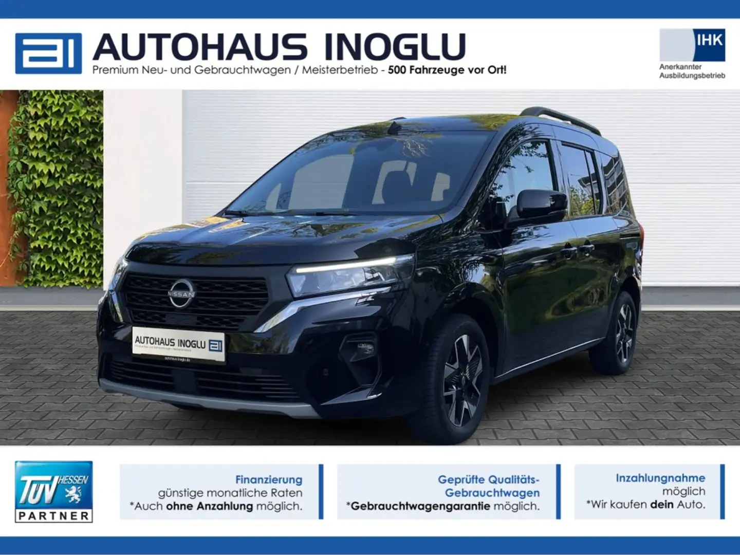 Nissan Townstar 1.3*N-Design*5Sitz*RKam*LED*Navi*Leder Negru - 1