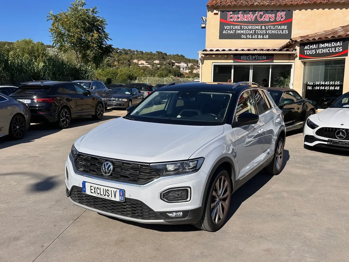 Volkswagen T-Roc 2.0 TDI 150CH CARAT 4MOTION DSG7 Gris - 1