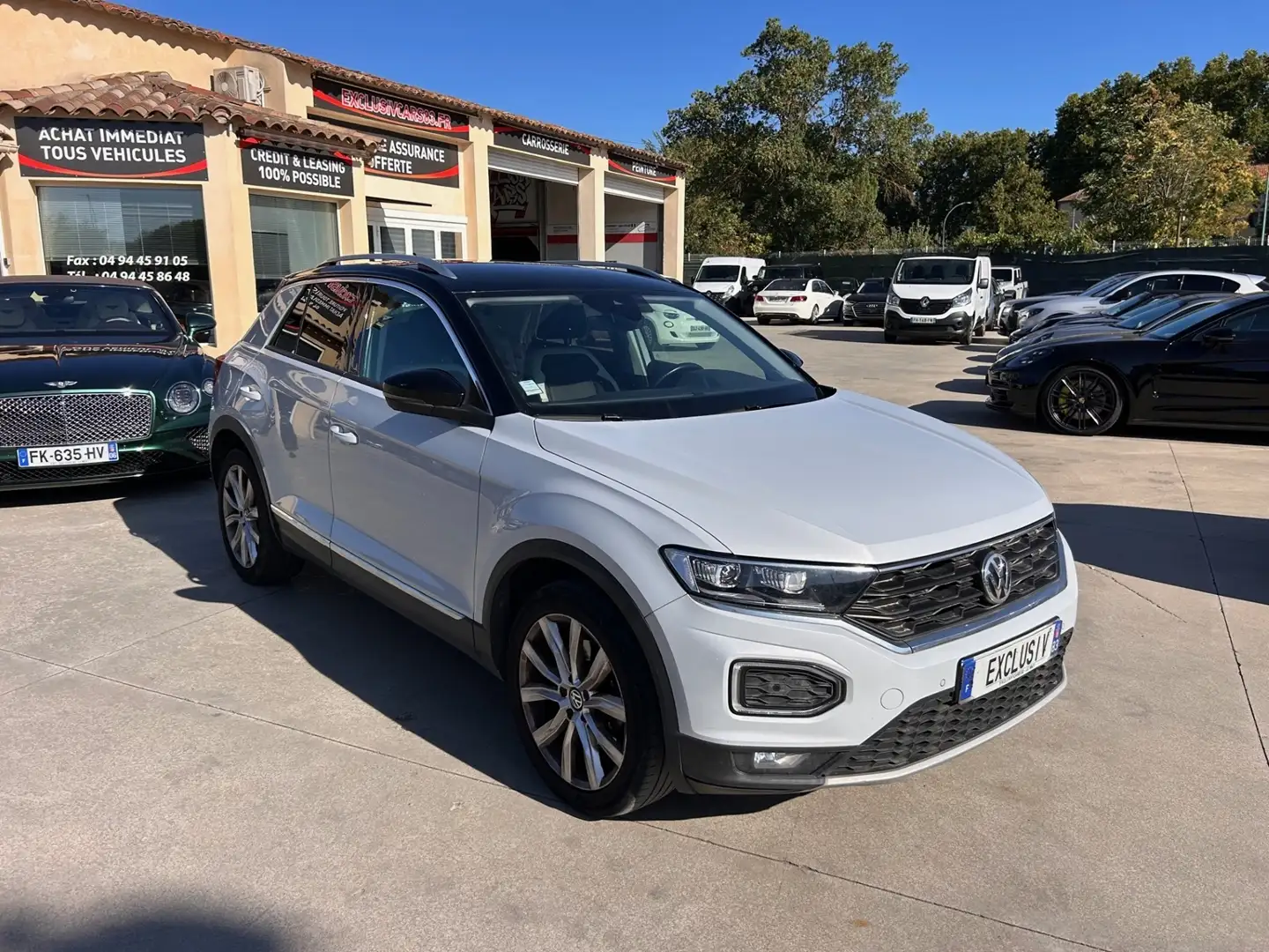 Volkswagen T-Roc 2.0 TDI 150CH CARAT 4MOTION DSG7 Gris - 2