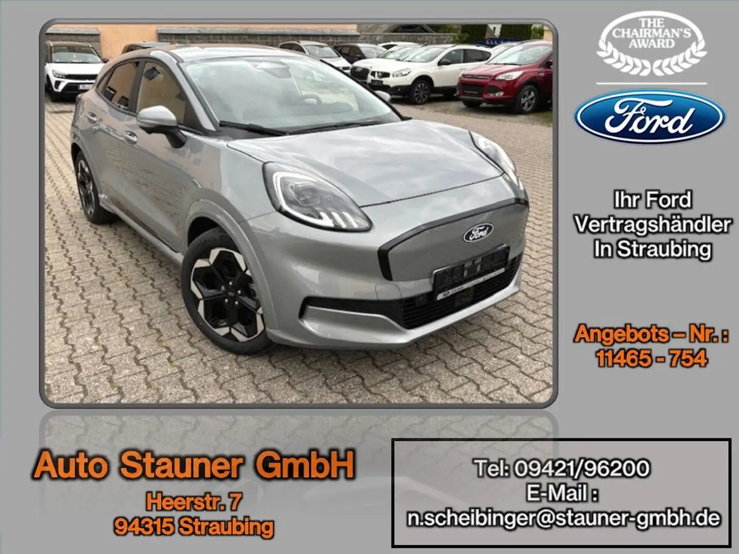 Ford Puma Gen-E Premium 43 kWh*AHK*iACC*360°-KAMERA* Silber - 1