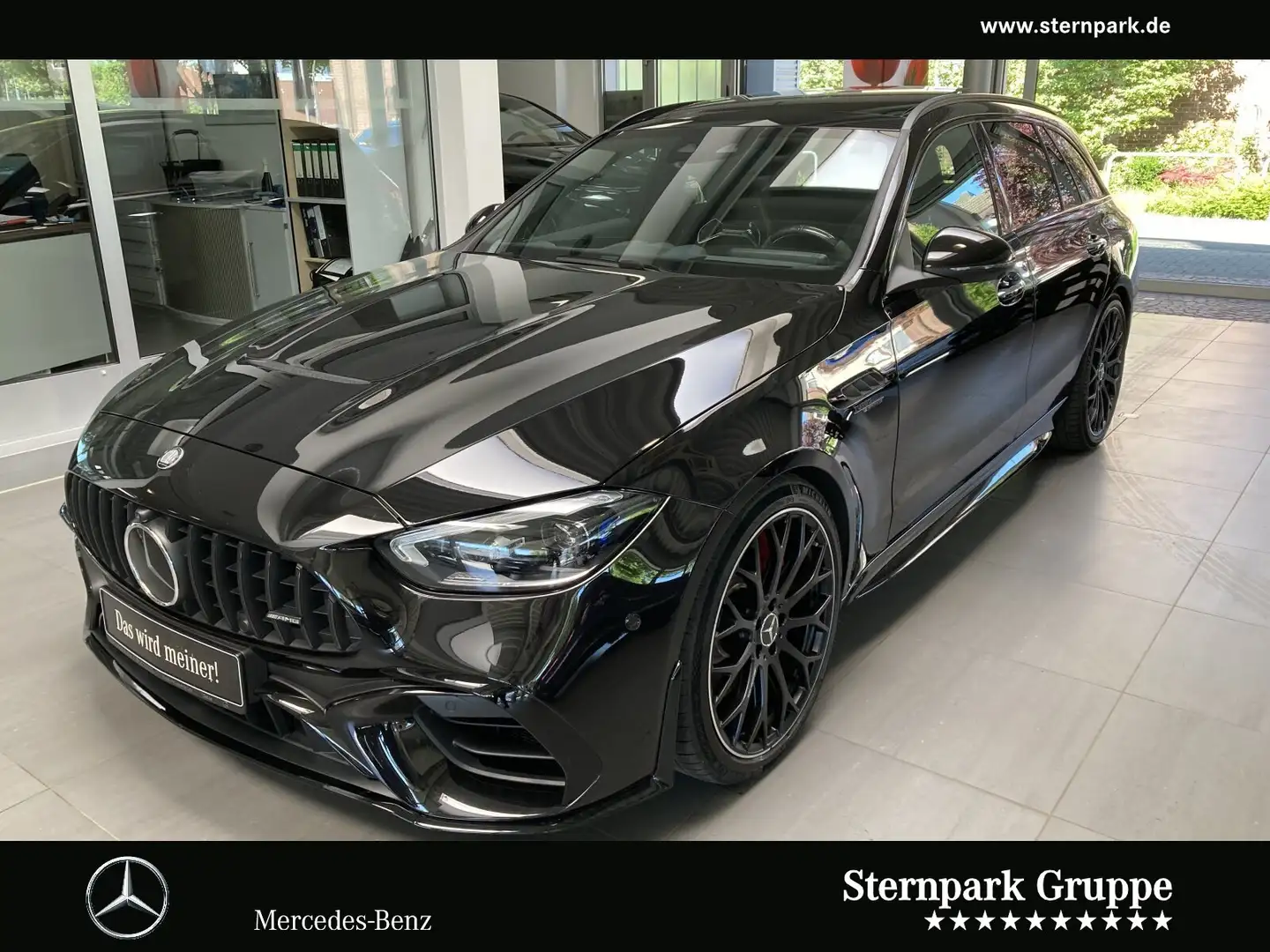Mercedes-Benz C 63 AMG C 63 S E Perf. T AMG Perf.Sitze,Pano,AHK,Distr. Noir - 1