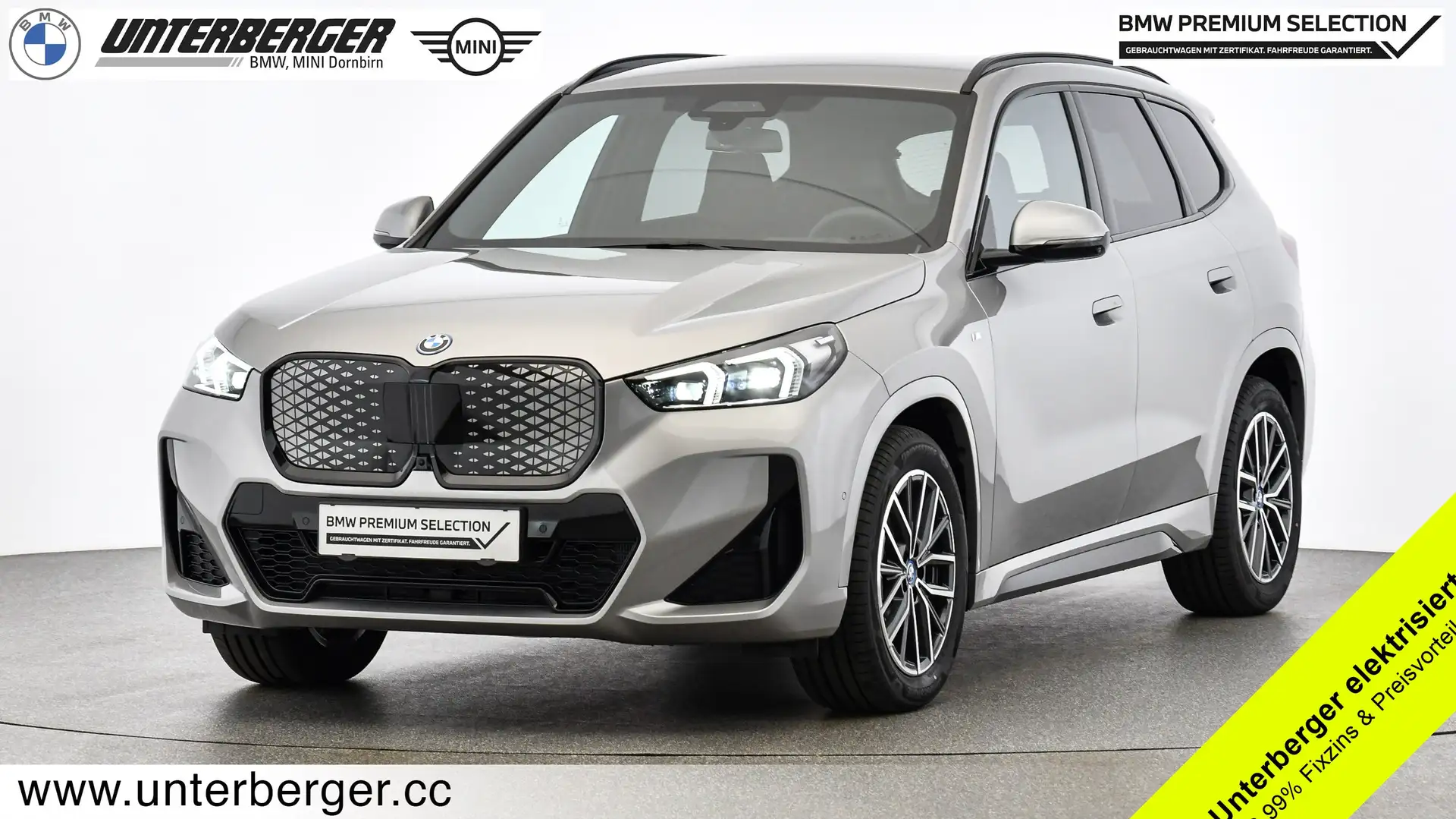 BMW iX1 eDrive20 M Sportpaket // Head-Up // Driving Assi. Argent - 1