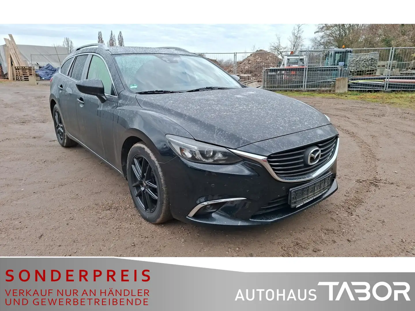Mazda 6 Kombi 2.2 CD Exclusive-Line Autom. Navi LM LED Schwarz - 2