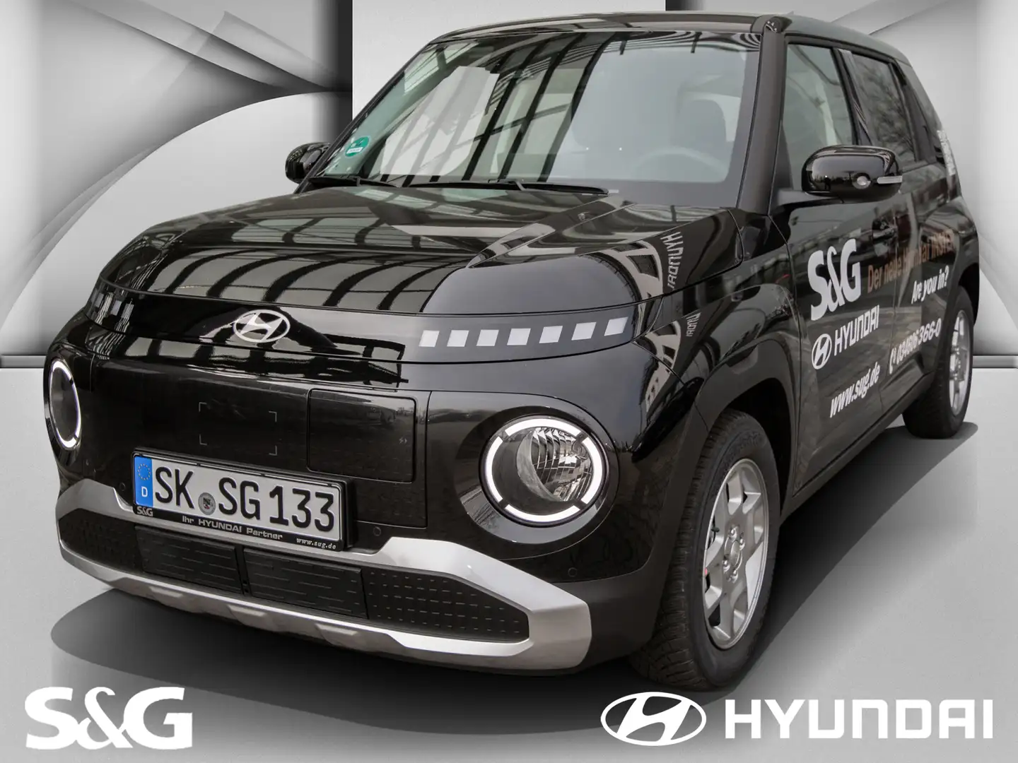 Hyundai Inster NAVI+WÄRMEPUMPE+SHZ+LENKRADHZG+SOFORT Noir - 1