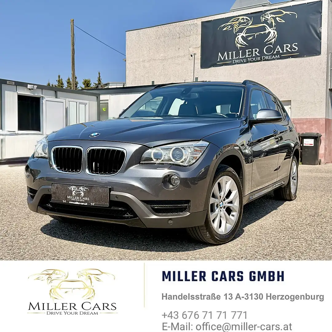 BMW X1 xDrive18d Österreich-Paket Aut. Sport Line*Serv... Grau - 1