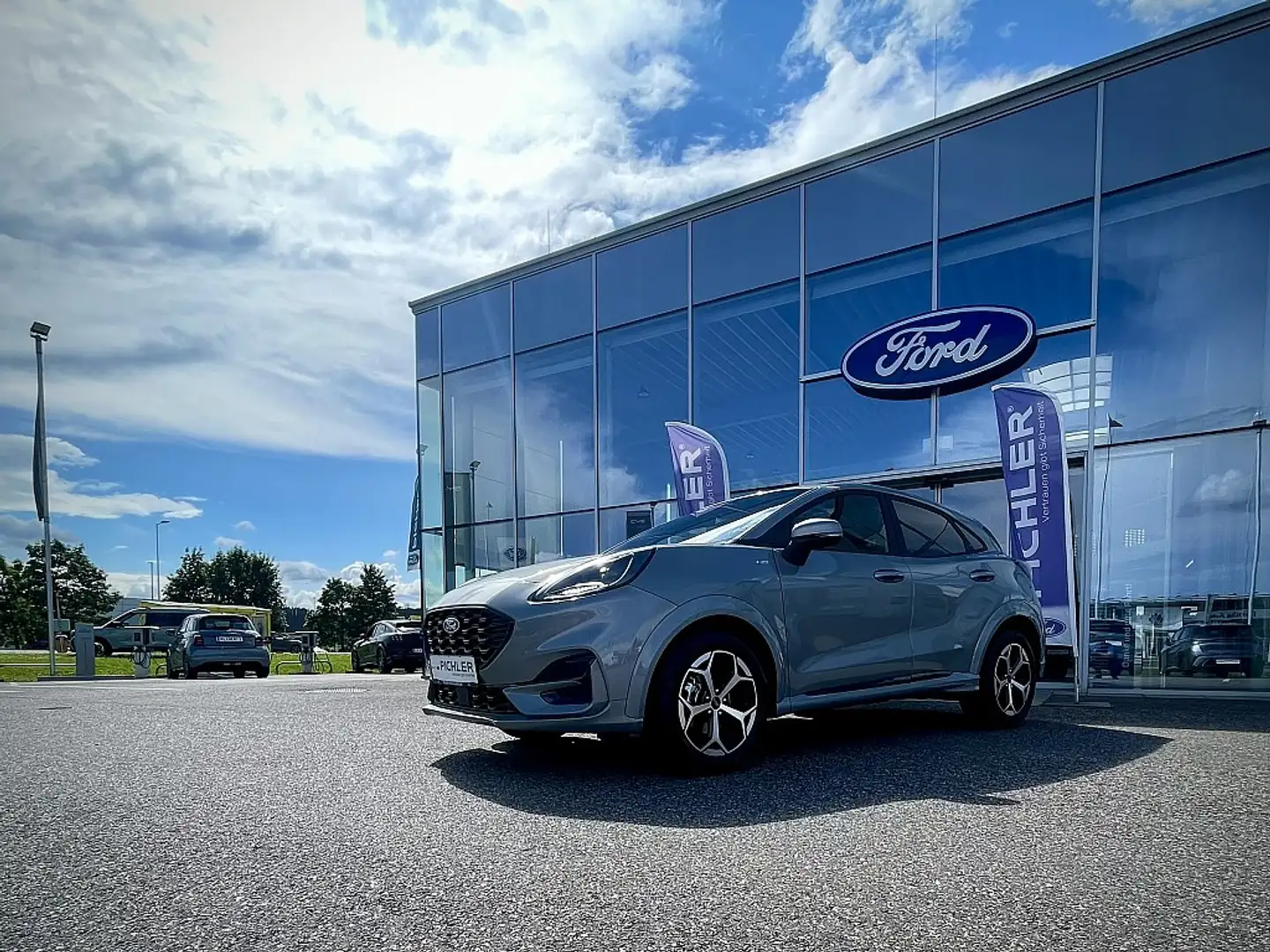 Ford Puma ST-Line 1,0 EcoB. 125PS VORFÜHRWAGEN AKTION Grau - 2