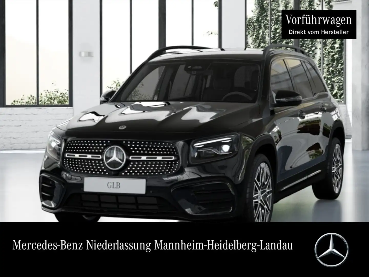 Mercedes-Benz GLB 200 AMG+NIGHT+AHK+MULTIBEAM+KAMERA+TOTW+7G Schwarz - 1