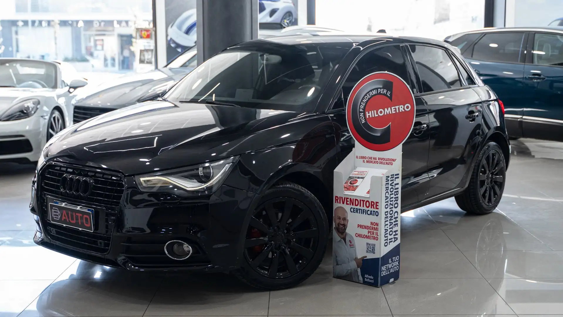 Audi A1 SPORTBACK 1.6 TDI 90 CV S TRONIC SPORT XENO FULL O Nero - 1