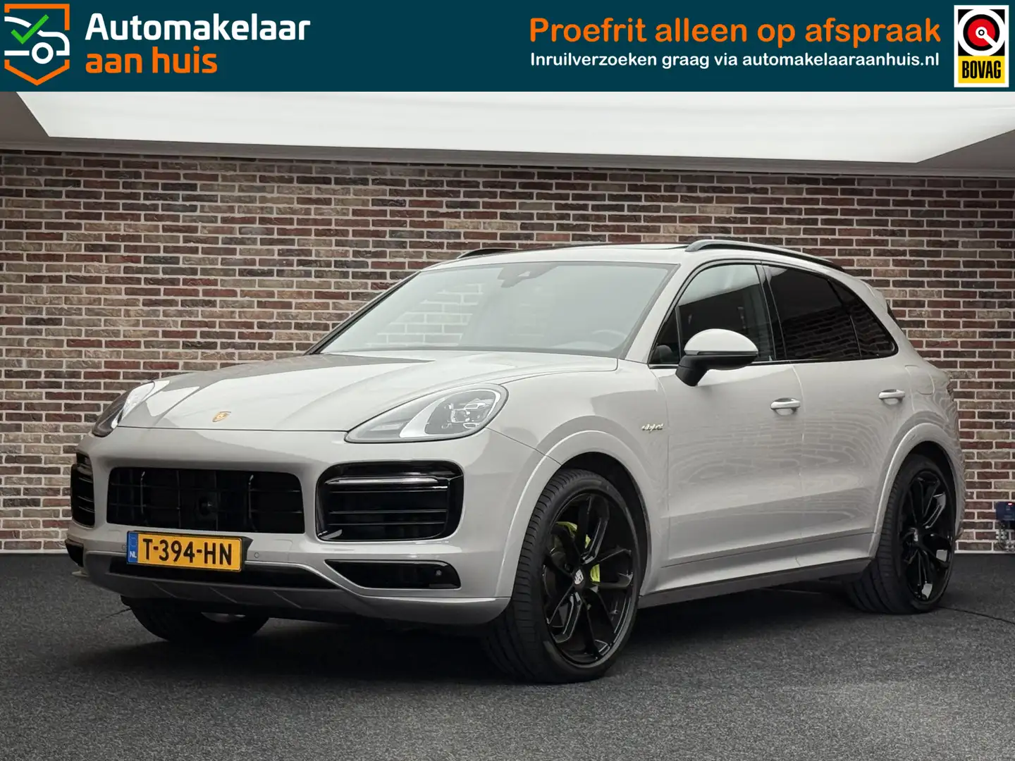 Porsche Cayenne 3.0 E-Hybrid DAK LUCHTVERING LEDER SOFTCLOSE CHRON Gris - 1