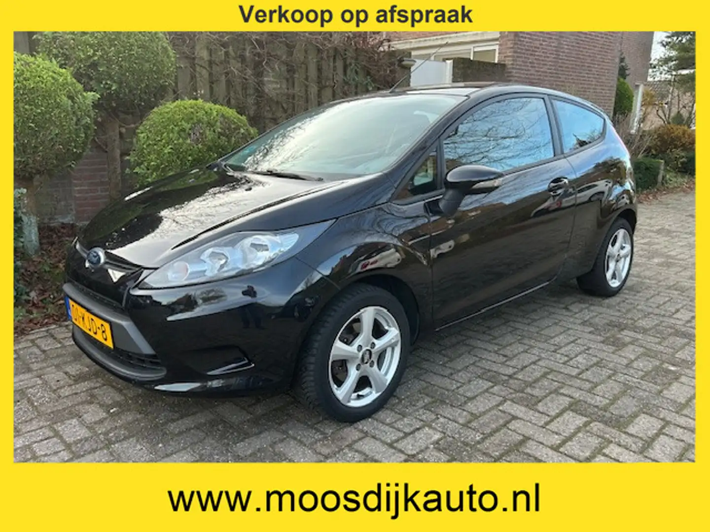 Ford Fiesta 1.25 Limited Airco/ Lm. velg/ Orig NL auto/ met NA Zwart - 1