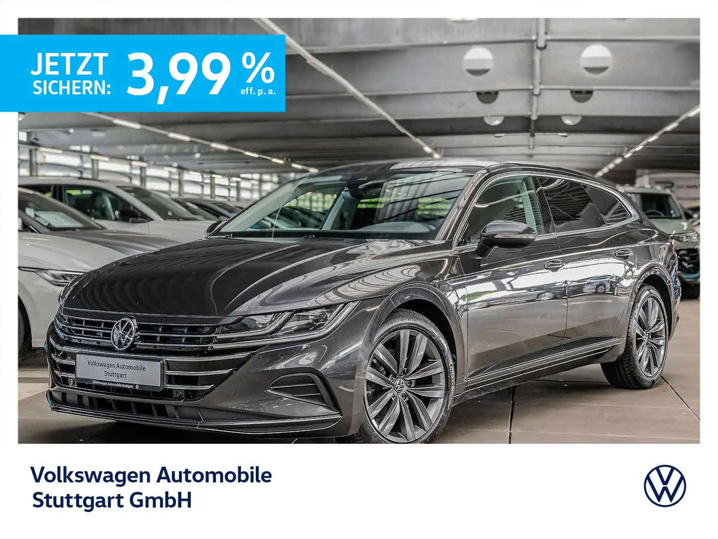Volkswagen Arteon 2.0 TDI DSG Navi Tempomat Grijs - 1