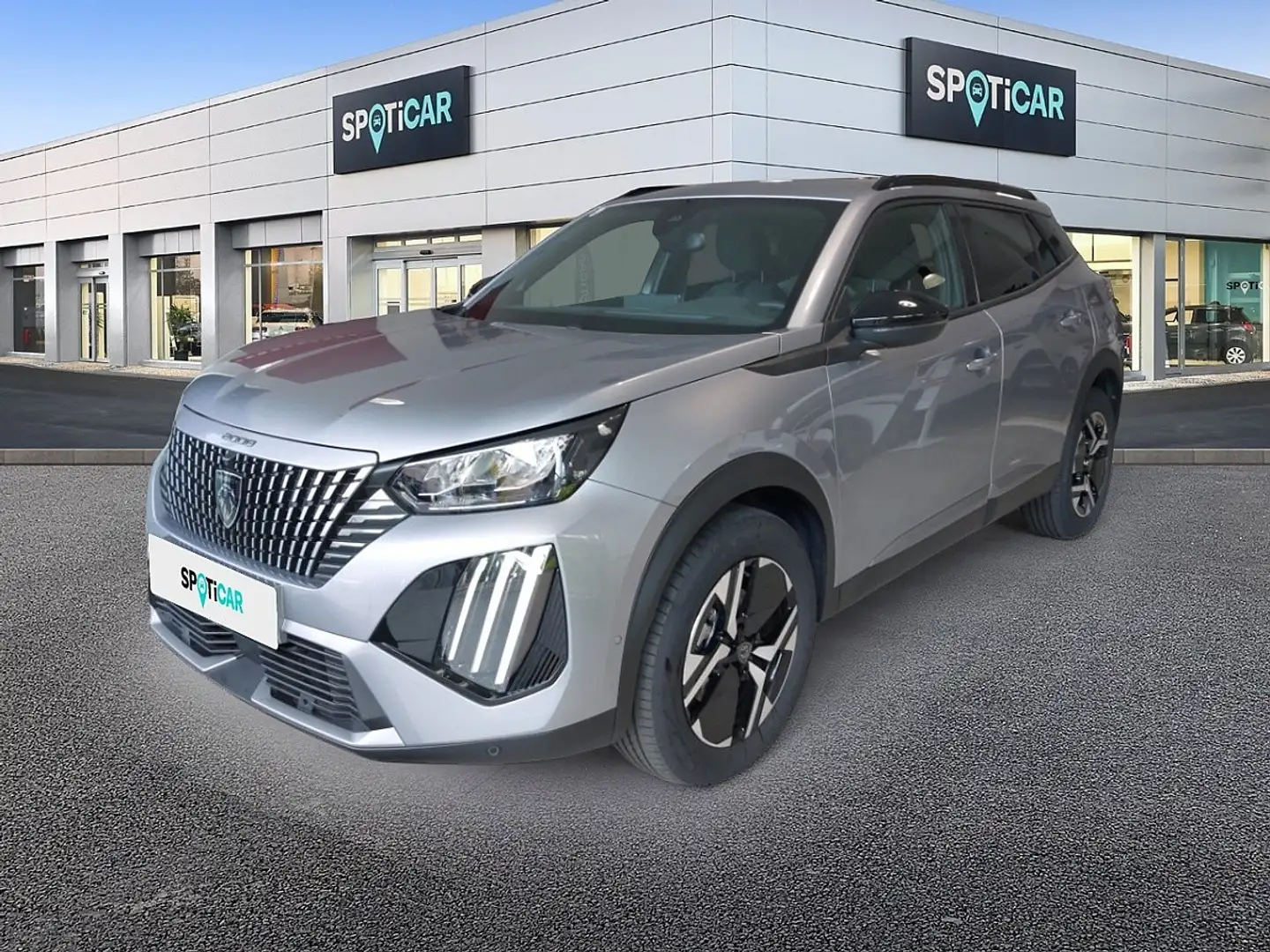 Peugeot 2008 Hybrid 136 e-DCS6 Allure Grau - 1