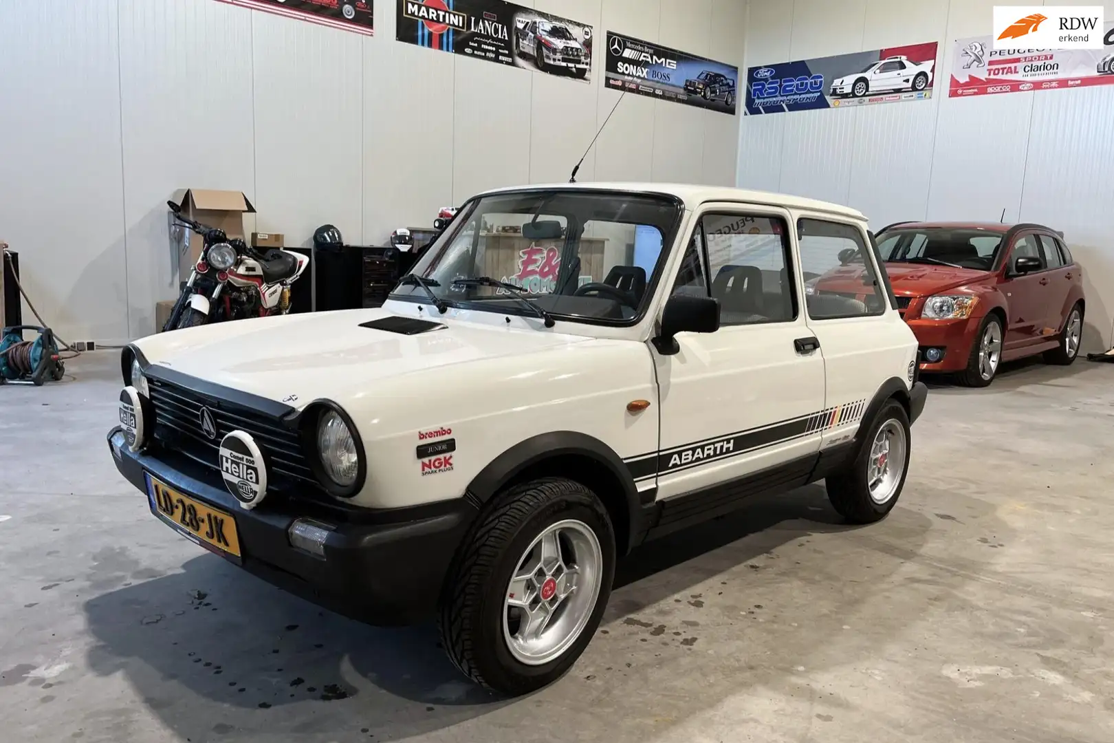 Lancia A 112 Junior Abarth look White - 1