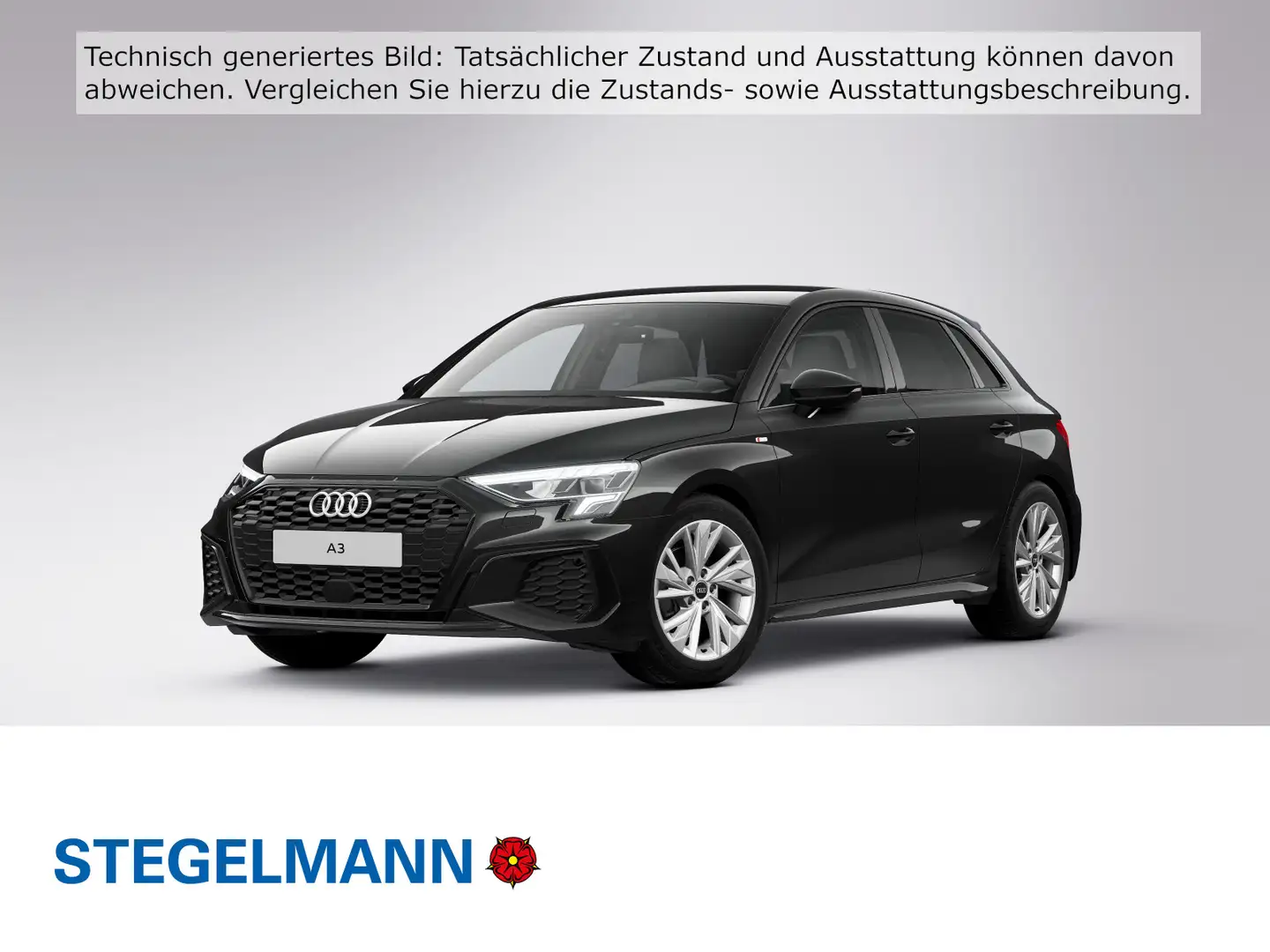 Audi A3 35 TFSI S-tronic S-Line *AHK*LED*Na Schwarz - 1