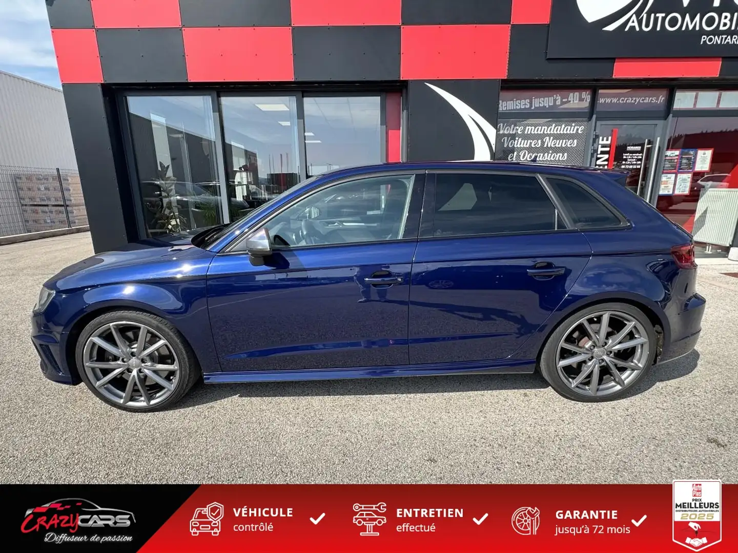 Audi S3 Sportback Quattro 2.0 TFSI - 300 Bleu - 2
