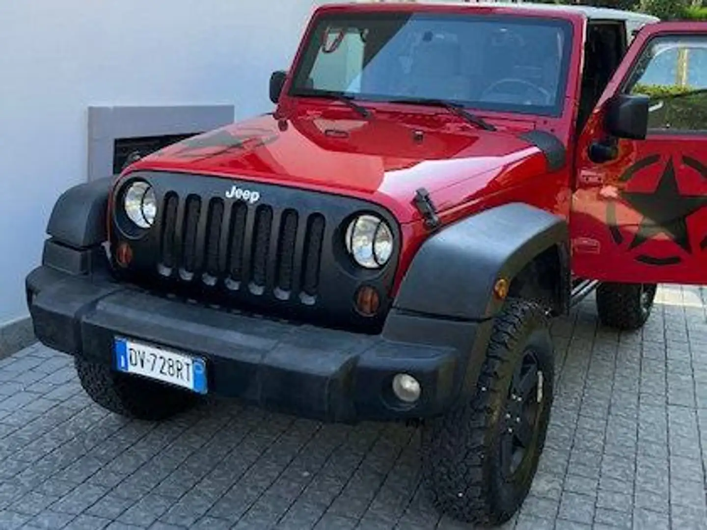 Jeep Wrangler Wrangler III 2007 3p 2.8 crd Sport auto dpf Rosso - 1