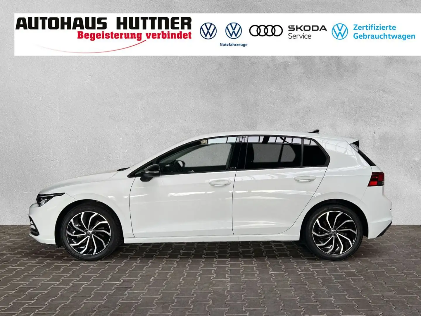 Volkswagen Golf 8 ACTIVE 1.5 TSI AHK LED RÜCKFAHRKAMERA ACC Blanc - 2