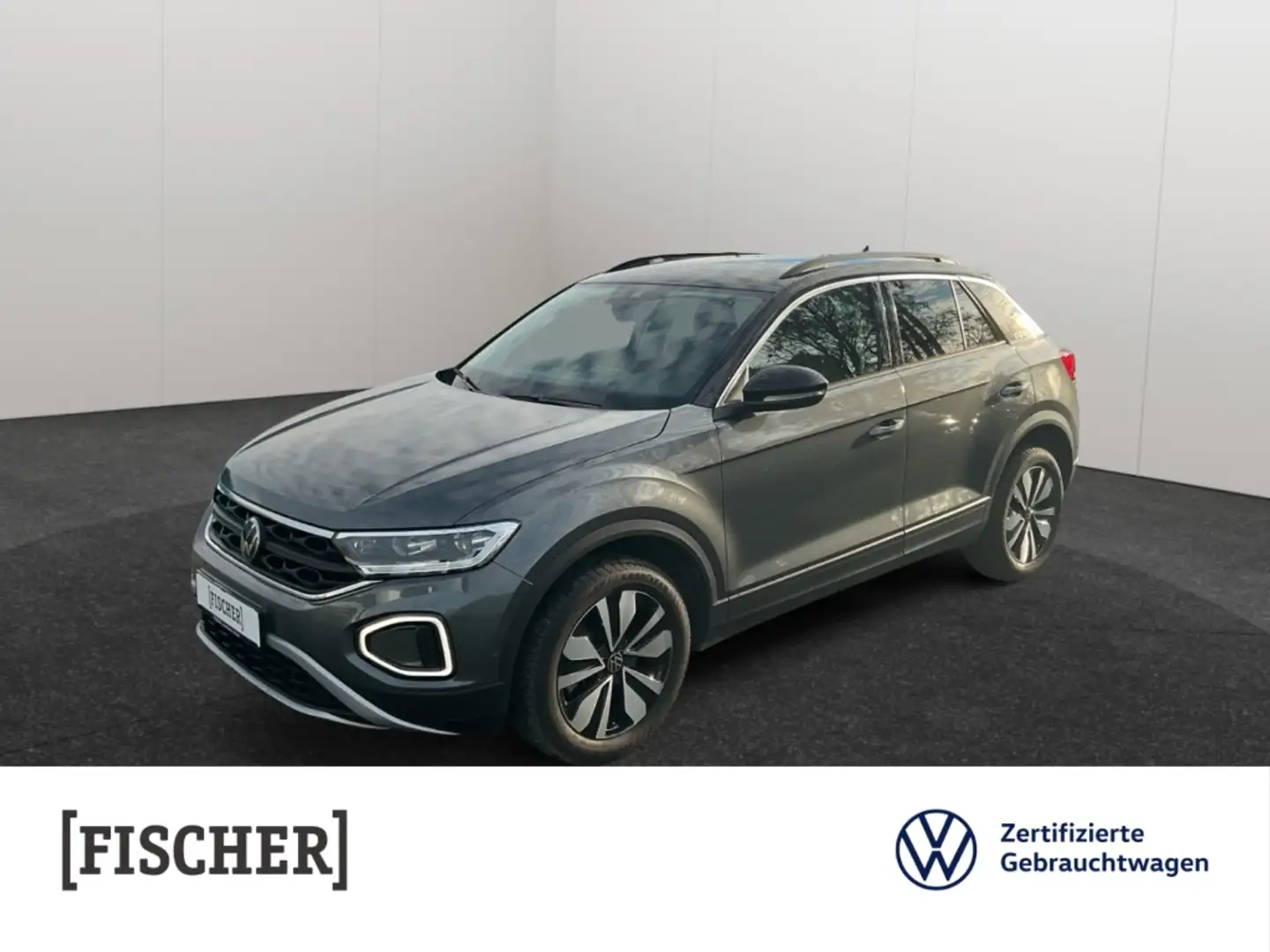 Volkswagen T-Roc 2.0TDI DSG Goal Navi LED AHK DAB ACC Grau - 1
