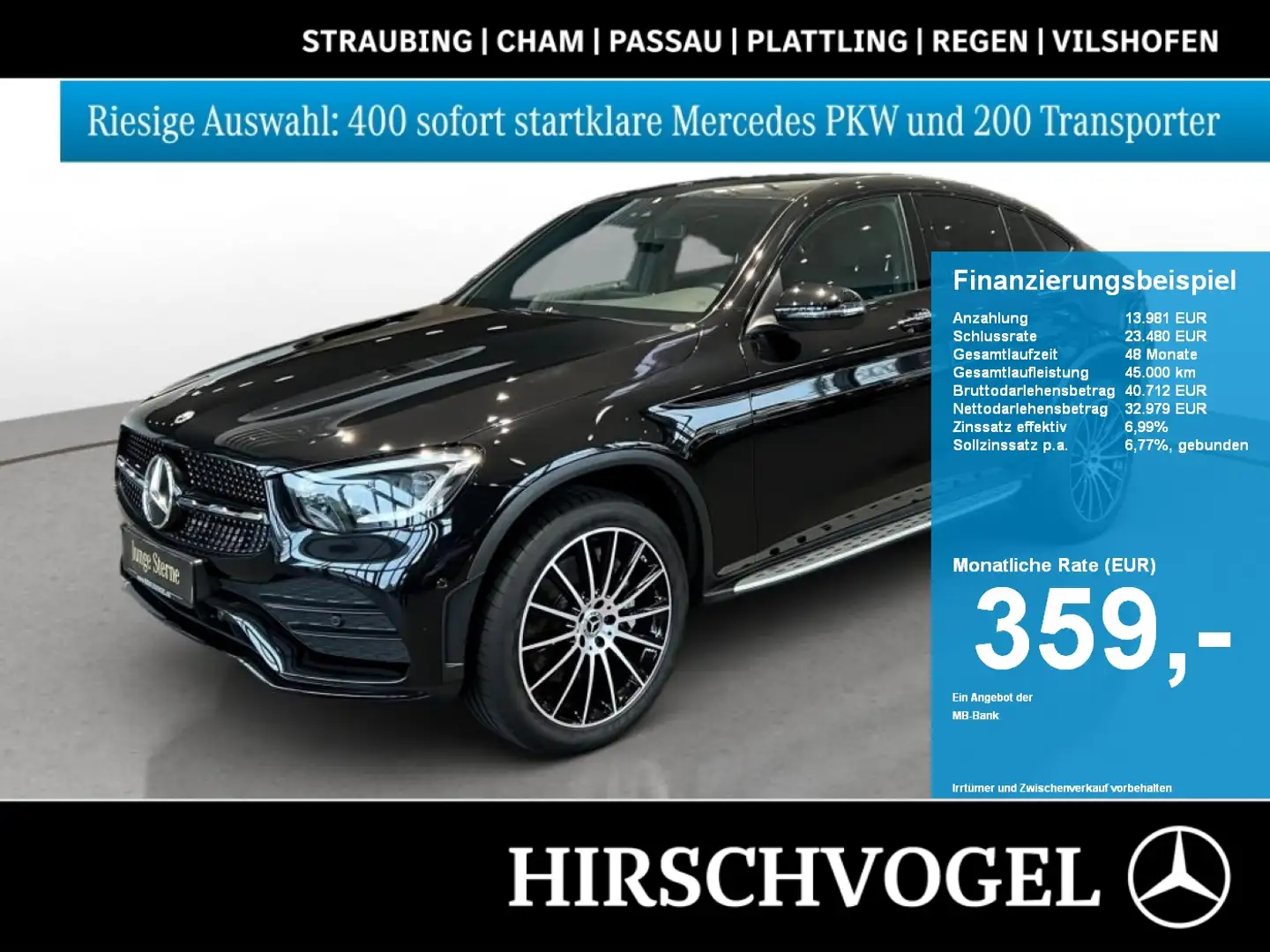 Mercedes-Benz GLC 300 e 4M AMG-Line+Night+AHK+KEYLESS+MBUX+Kam Noir - 1