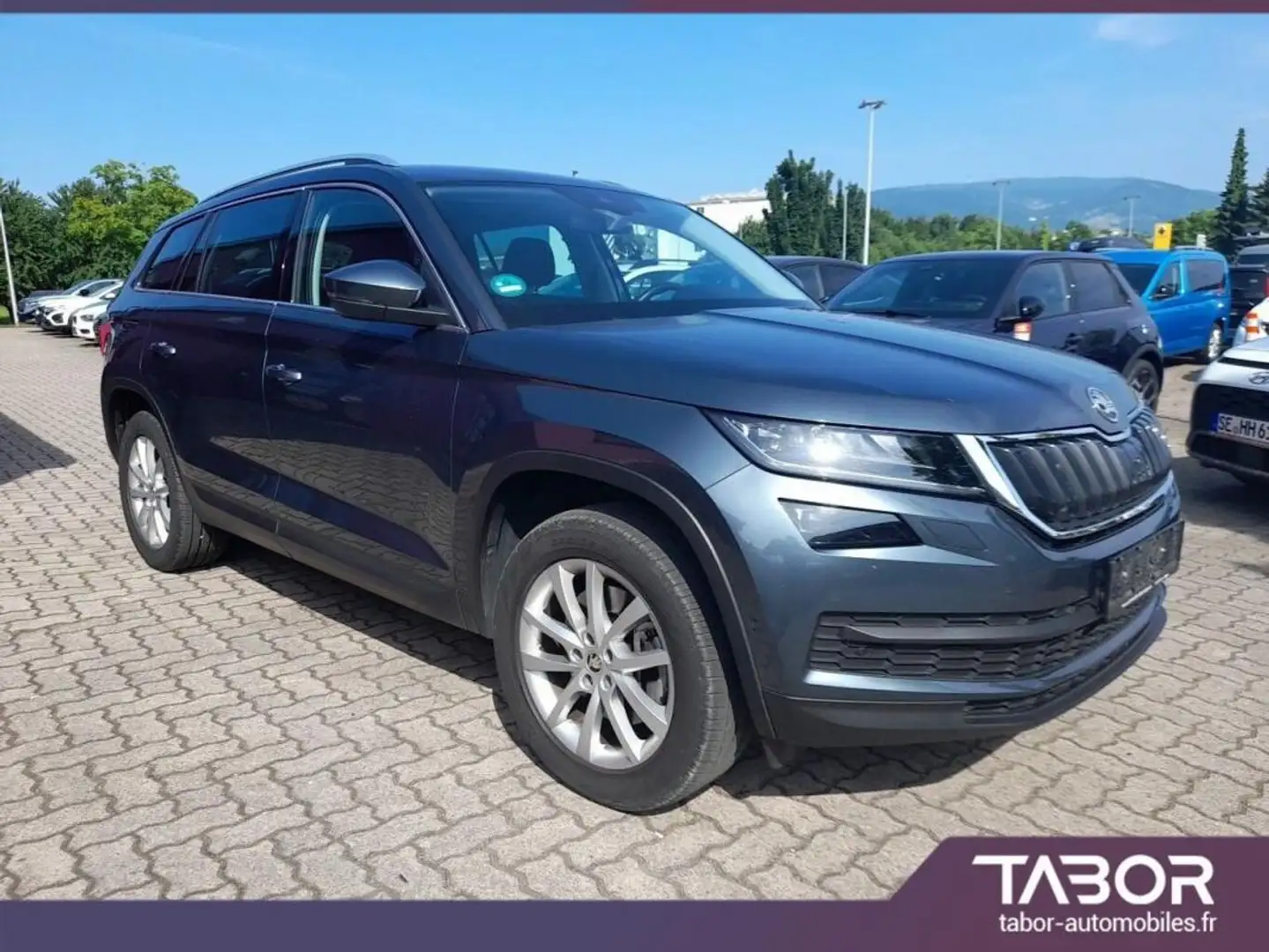 Skoda Kodiaq TDI 190 DSG Style 4x4 attelage 7pl Gris - 2