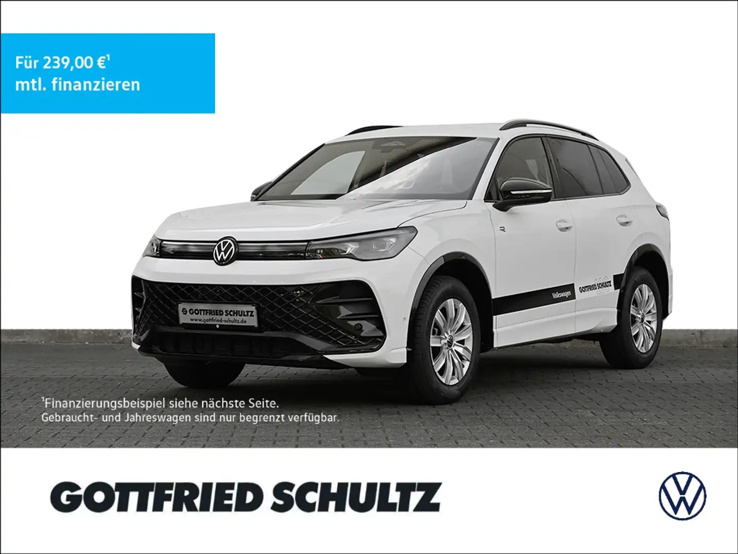 Volkswagen Tiguan 2.0 TDI R-Line DSG NAVI AHK ACC KAM LED PDC LM Weiß - 1