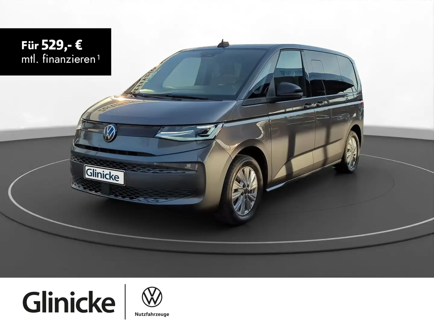 Volkswagen T7 Multivan T7 Multivan Basis eHybrid AHK Kamera Navi Toppak Grau - 1