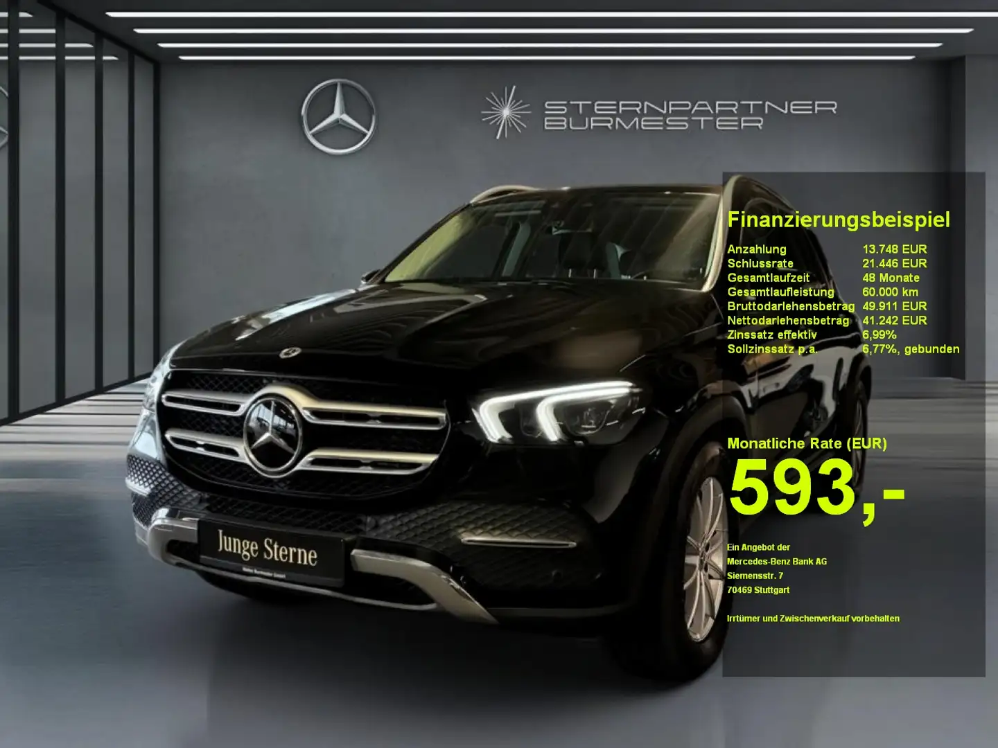 Mercedes-Benz GLE 350 de 4M MBUX+Ambiente+WIDE+CarPlay+KAMERA Schwarz - 1