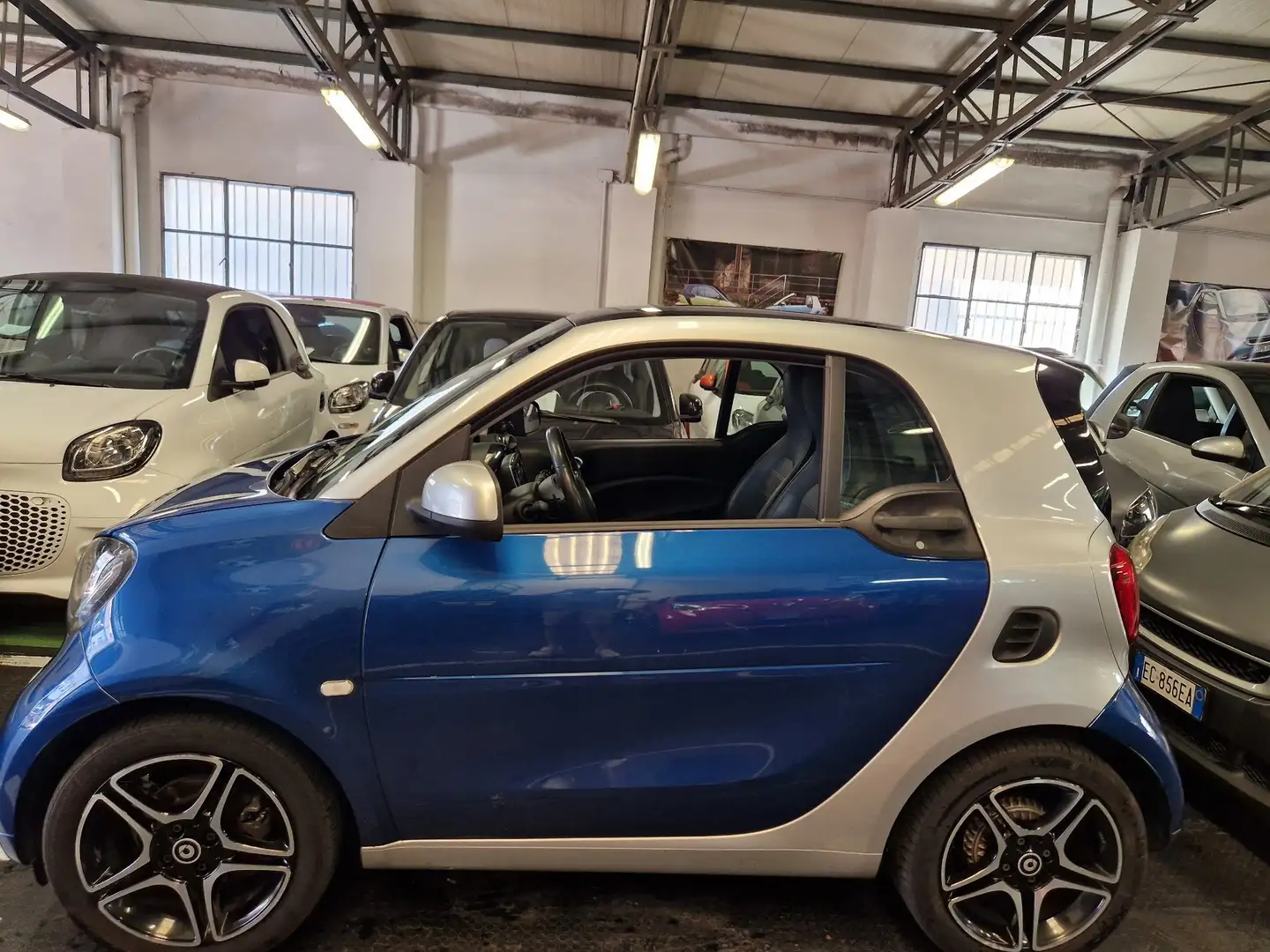 smart forTwo prime limited 4 strafull pelle navi telecamera Blu/Azzurro - 1