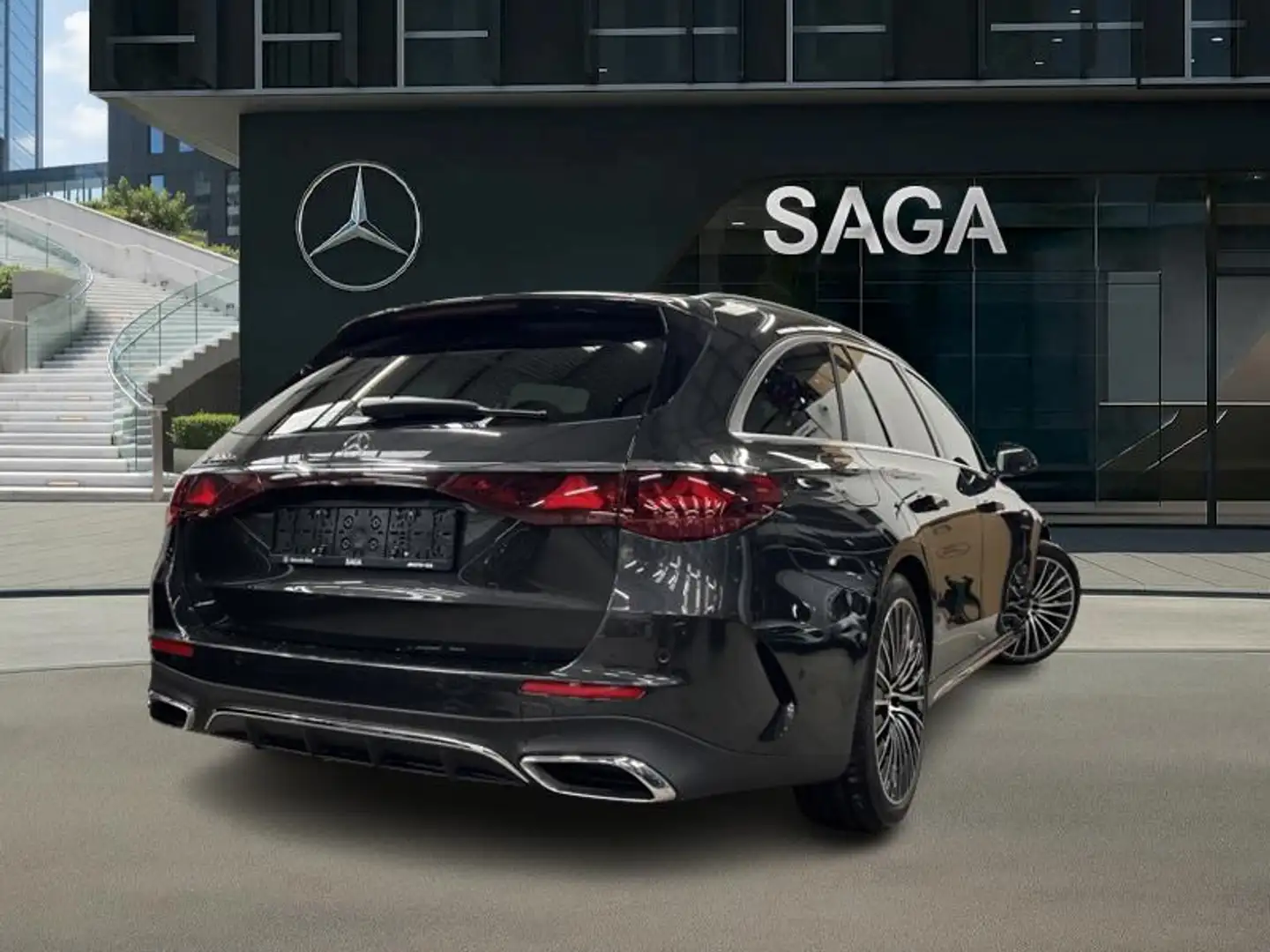 Mercedes-Benz E 300 e Break AMG Night Hyperscreen Pano Gris - 2