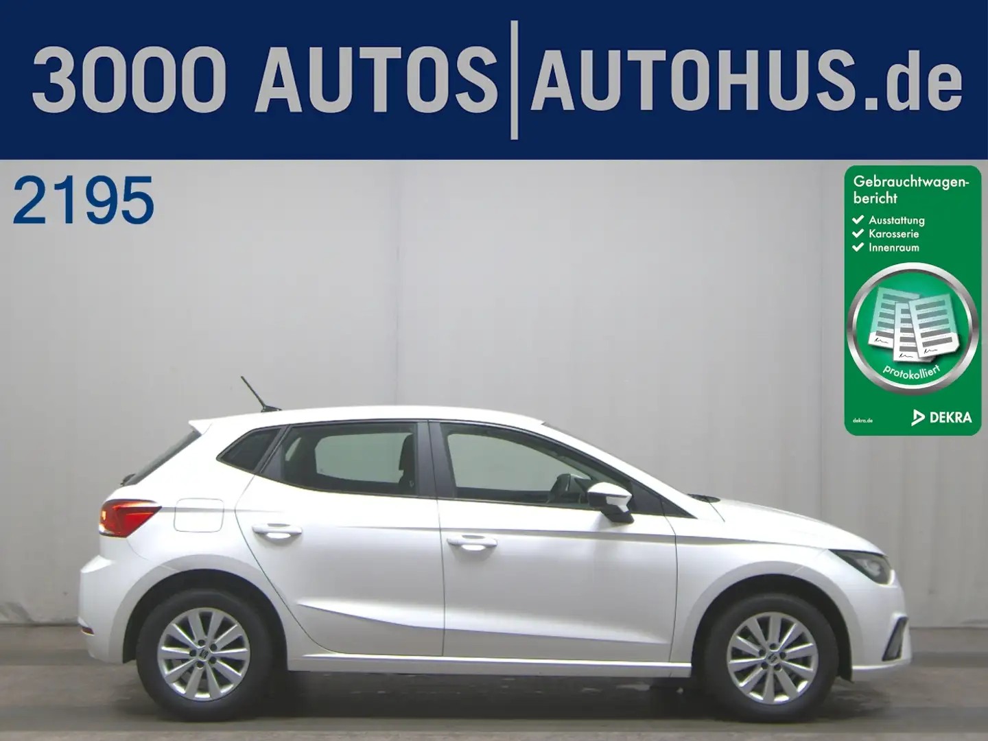 SEAT Ibiza 1.0 TSI Reference LED PDC DAB Klima Weiß - 1