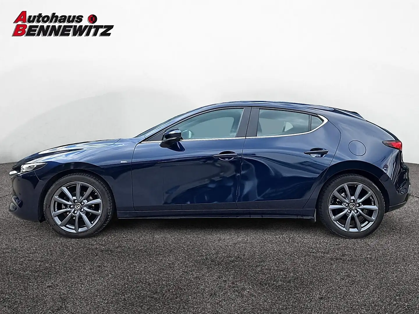 Mazda 3 Mazda3 e-Skyactiv-G122 Exclusive-Line Blau - 2