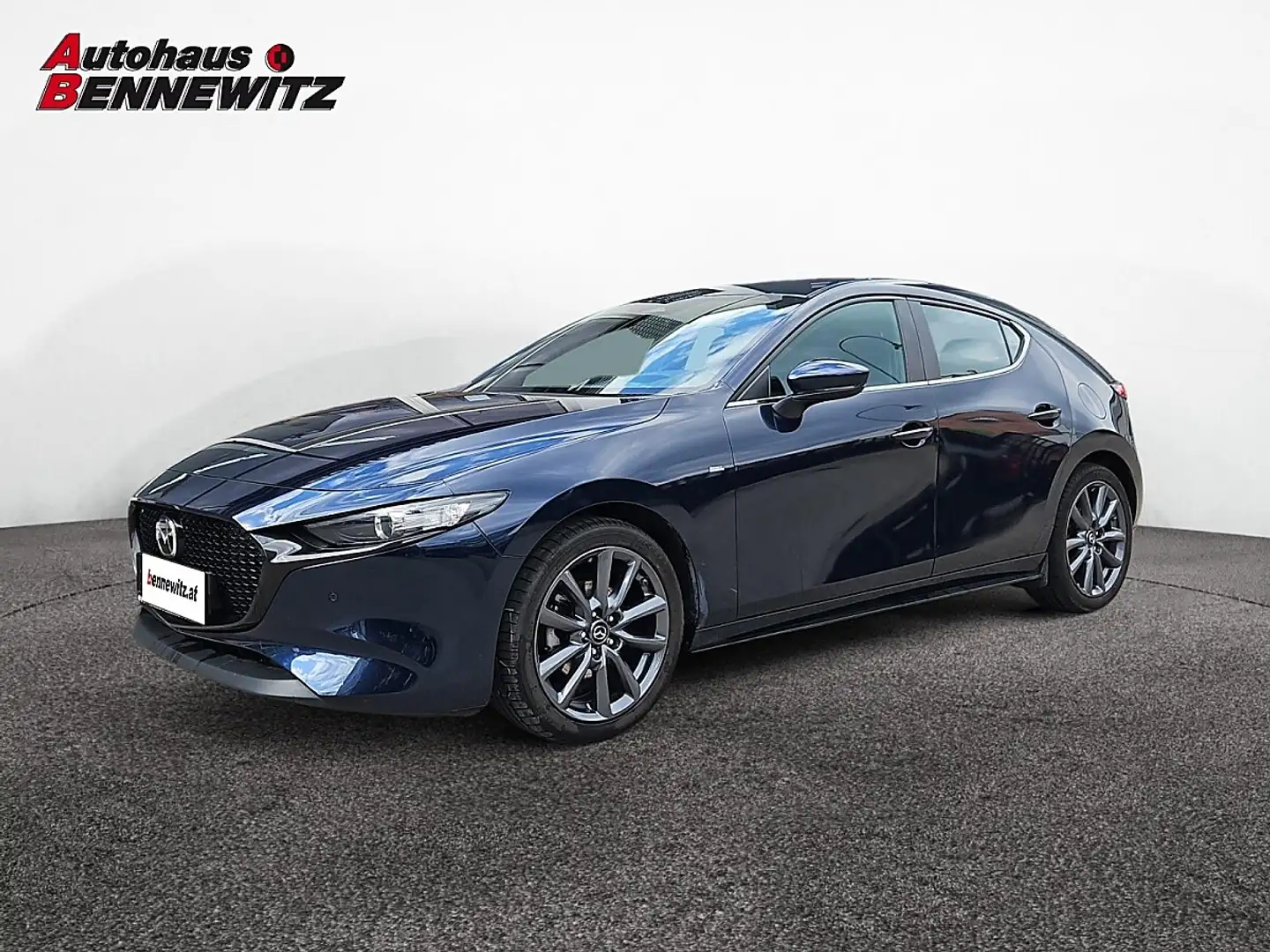 Mazda 3 Mazda3 e-Skyactiv-G122 Exclusive-Line Blau - 1