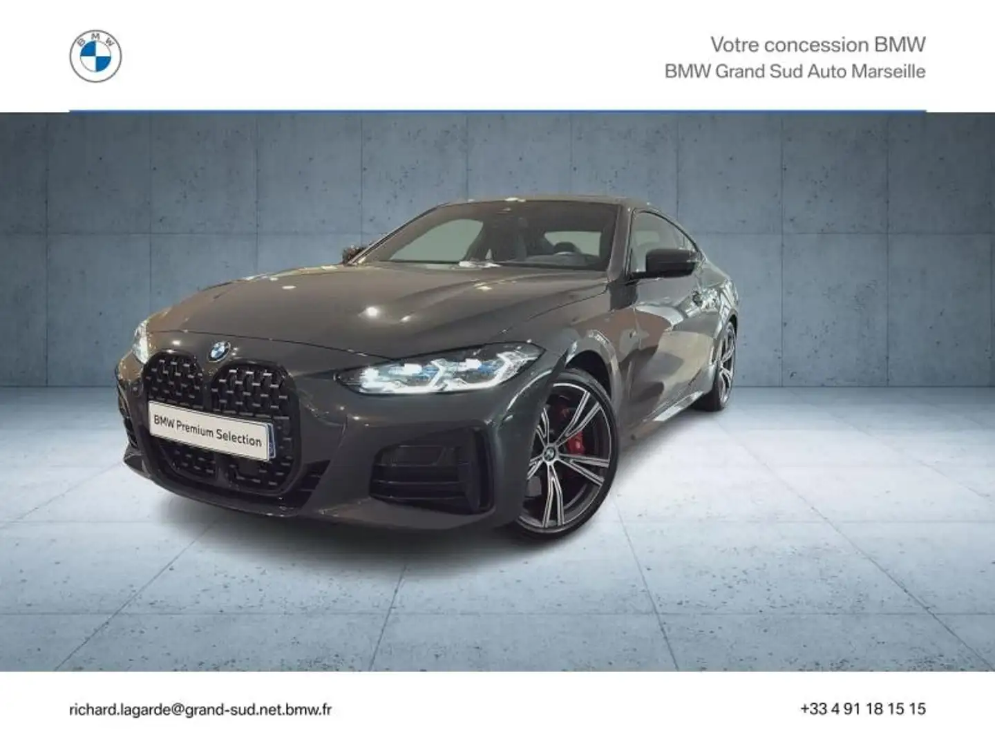 BMW 440 M440iA xDrive 374ch Gris - 1