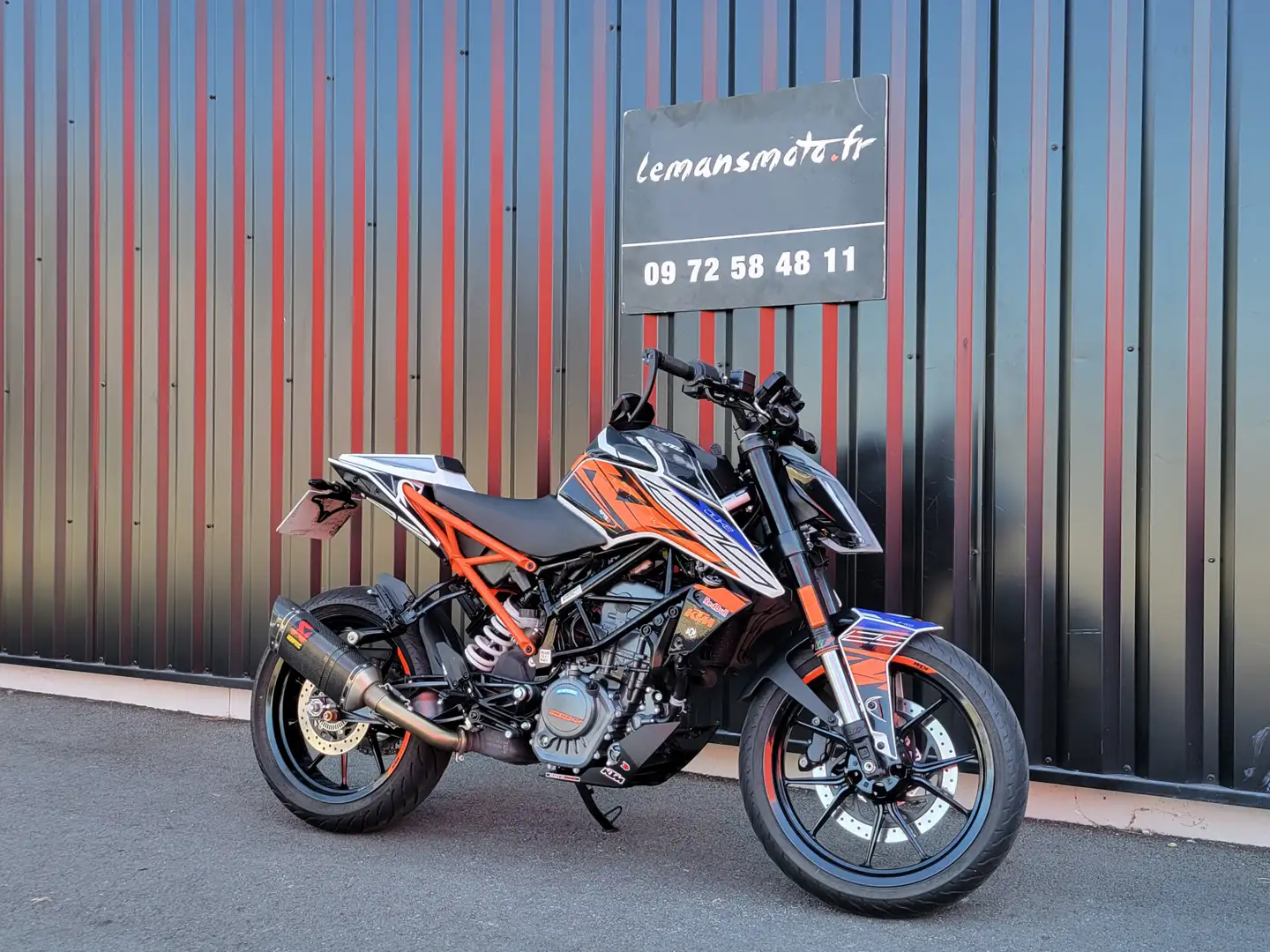 KTM 125 Duke Blanc - 1